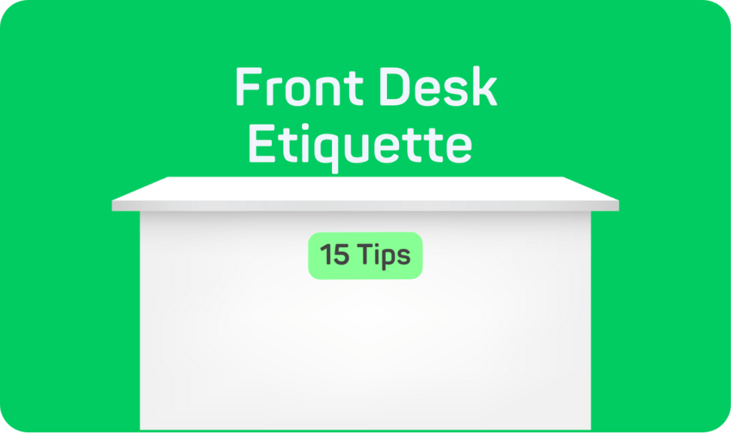 front desk etiquette